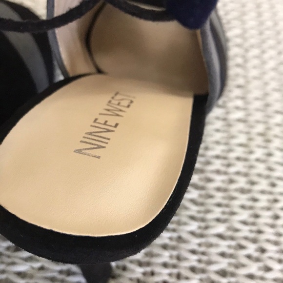 Nine West Color Block Peep Toe Booties - Picture 14 of 16